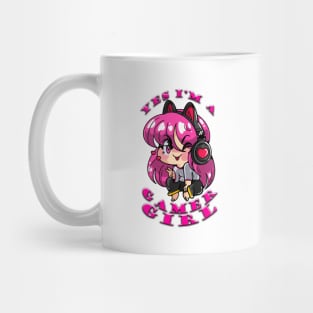 Yes Im A Gamer Girl Pink Mug